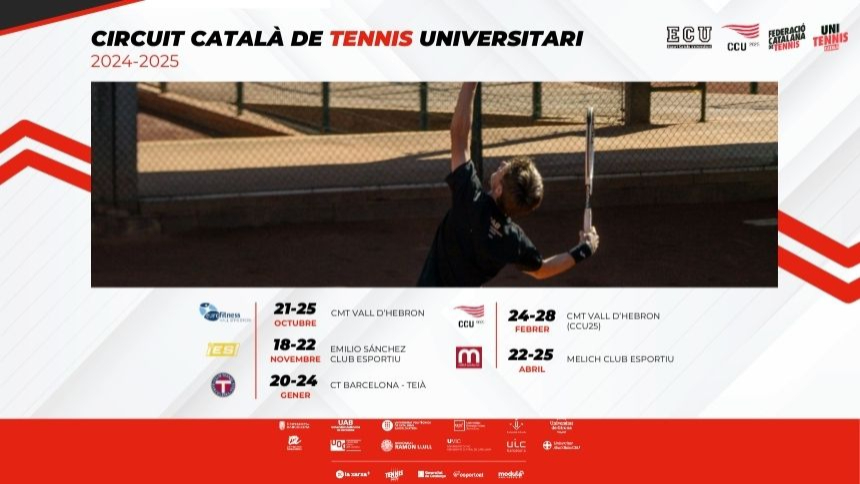 El Circuit Unitennis arrenca amb la primera prova a Vall d’Hebron!